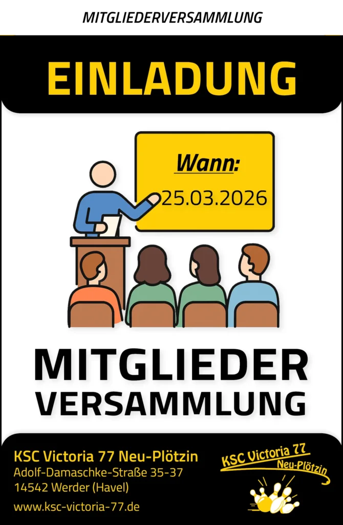 KSC Mitgliederversammlung